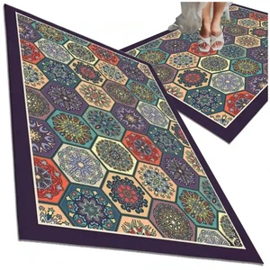 Bunte rutschfeste Badematte 50x80 cm - Bild 1 von 8