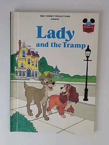 Vintage 1981 Disney’s Wonderful World Of Reading Lady and the Tramp HC 1. Auflage Buch - Bild 1 von 6