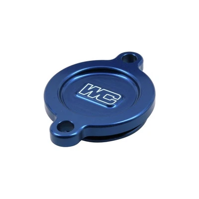 Works Connection Oil Filter Cover - Blue 27-016 - Image 1 of 3