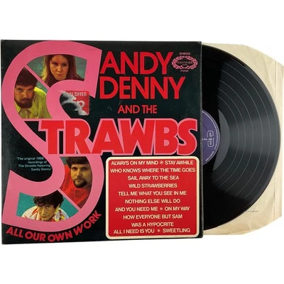 Sandy Denny And The Strawbs All Our Own Work Vinyl 1973 12" 33RPM SHM 813 A1 B1 - Image 1 of 4