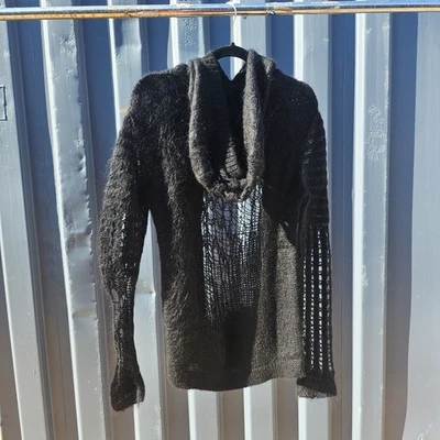 Sudadera con Capucha Rick Owens Luxor FW 23 Tejido Araña Talla Estándar Foto 1 de 4