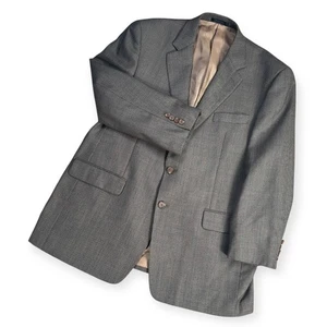 Ralph Lauren Herren 44R Classic Fit Wolle Blazer Sport Mantel Jacke grau kariert - Bild 1 von 14