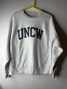 Vintage UNC Wilmington Champion Reverse Weave Sweatshirt Unisex UNCW Seahawks L - Picture 1 of 4