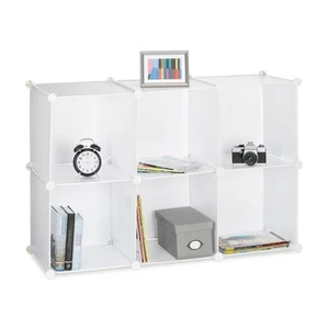 Estanteria modular con 6 compartimentos estante decorativo ligero fácil montaje - Imagen 1 de 23
