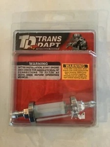 Trans Dapt Clear/Chrome 5/16 in. Fuel Filter 9247 - Picture 1 of 1