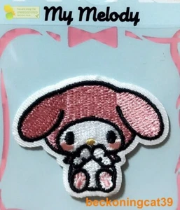 Sanrio Character My Melody Embroidered Applique Patch Badge Sew Iron On JAPAN - Picture 1 of 2