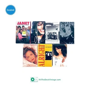 7 Janet Jackson Single Cassette Tapes: Doesn't Really Matter, If, Alright SEALED - Picture 1 of 6