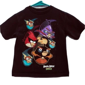 Angry Birds Space Black Gift For Fan S-2345XL Black T-shirt FR365 - Picture 1 of 3