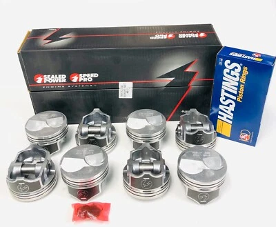 Kit de pistones y anillos hipereutécticos SPEED PRO H581CP BBC Chevy 7,4 L 454 pulgadas cúbicas Foto 1 de 4