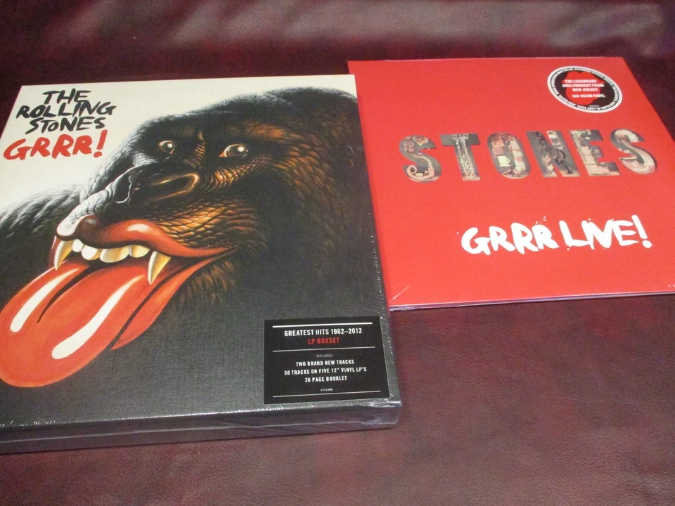 ROLLING STONES VERIFIED 1ST EDITION GRRR RARE #D 12238 FIVE LP  BOX SET + LIVE - Image 1 of 1