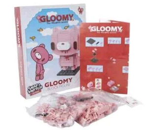 GLOOMY The Naughty Grizzly SNAP & SWITCH 124 PIECES GLOOMY BLOCK FIGURE ~ SEALED - Picture 1 of 3