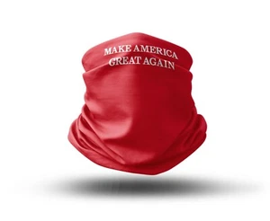 Washable Fabric Face Cover Neck Gaiter With Unique Print MAGA Design EU Made - Picture 1 of 5