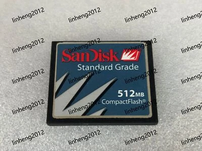 512MB  Sandisk  Standard Grade Compact Flash Card  512MB CF Memory card  SDCFB - Image 1 of 2
