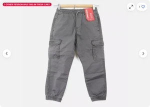 UNIONBAY BOYS Cargo Jogger Pants( Flint Grey XS 5/6)NWT - Picture 1 of 4