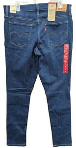 NEW Levi’s 311 Jeans Women 32W x 30L Shaping Skinny Blue Distressed R4-A - Picture 1 of 12
