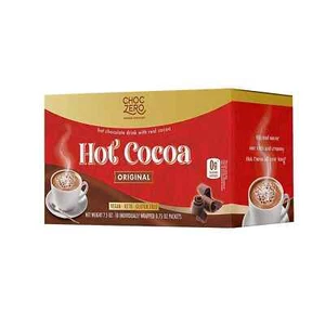 ChocZero Hot Cocoa Mix Zuckerfrei Vegan All Natural 10 Hot Cocoa Packets 7,5... - Bild 1 von 1