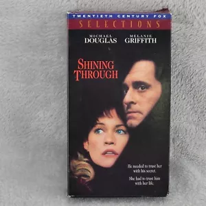 Shining Through VHS 1992 Michael Douglas Melanie Griffith Liam Neeson TESTED - Picture 1 of 10