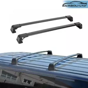 Roof Rack Luggage Carrier Cross Bars For Subaru Forester 2009 - 2013 Black - Picture 1 of 7
