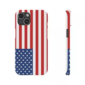 Funda delgada para teléfono con bandera americana - Imagen 1 de 49