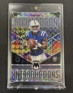 2023 Panini Mosaic Anthony Richardson Introductions Rookie Black Prizm 1/1 Colts