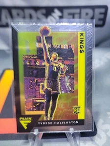Tyrese Halliburton RC 2020-21 Panini Flux Rookie #203 Base - Sacramento Kings - Picture 1 of 2