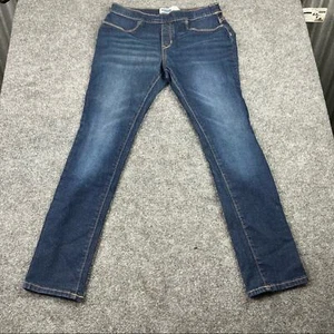 Old Navy Skinny Blue Jeans Boys 14 Dark Wash Denim Adjustable Waist Stretch - Picture 1 of 8