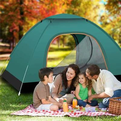 2-3 Person Pop Up Tents Waterproof Windproof Instant Tent for Camping Hiking - Image 1 of 4