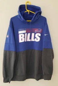 BUFFALO BILLS NFL NIKE 2020 Sideline Impact Lockup Hoodie Men's 2XL LAST ONE !! - Picture 1 of 9