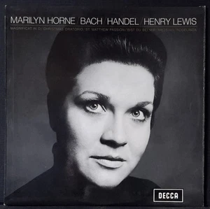 DECCA SXL 6349 1ST ED UK WBg MARILYN HORNE SINGS BACH AND HANDEL LEWIS - Picture 1 of 1