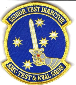 PATCH USAF SENIOR TEST DIRECTOR AMC T&E SQDN McGUIRE AFB DB-14 - Picture 1 of 1
