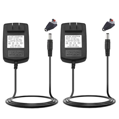 Переключатель питания трансформатор переменного тока на постоянный ток 12 В 3 А адаптер для светодиодной ленты упаковка 1–5 шт. США - Изображение 1 из 4