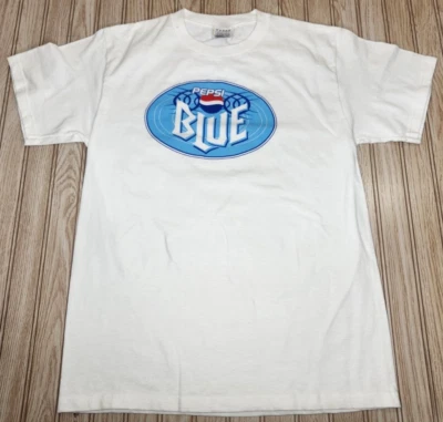 Camisa Azul Pepsi Mediana Berry Cola Fusión De Colección Años 00 Sabor Refresco Bebida Promo Foto 1 de 2