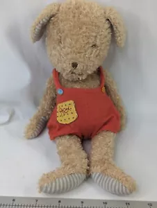 Bunnies By The Bay Rex Hund Plüsch Welpe roter Overall 12 Zoll Stofftier Spielzeug - Bild 1 von 11