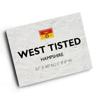 A4 PRINT - West Tisted, Hampshire - Lat/Long SU6529