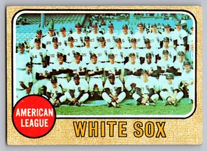 1968 TOPPS #424 CHICAGO WHITE SOX TEAM CARD W/HOYT WILHELM & ROCKY COLAVITO - Picture 1 of 3