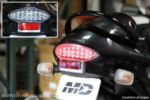 fit 99-07 Suzuki Hayabusa 03-06 Katana SEQUENTIAL Signal LED Tail Light CLEAR
