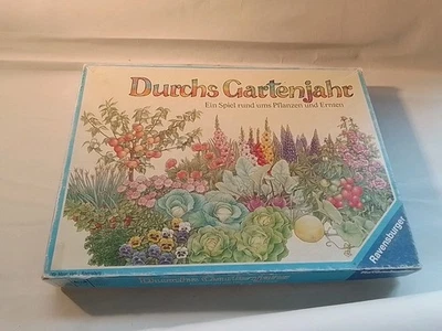 Durchs Gartenjahr,  Ravensburger,   Brettspiel  1986 - Bild 1 von 4