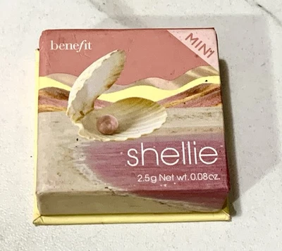 Benefit  Shellie Seashell Pink Blush Mini 0.08 oz - New READ - Image 1 of 3