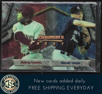 Barry Larkin / Derek Jeter 1994 Bowman's Best #95 Legend Salón de la fama Foto 1 de 2