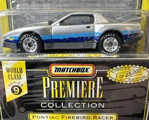 Matchbox Premiere Collection Series 9 Pontiac Firebird Racer silver - Picture 1 of 3