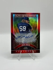 Panini Elite 2015 edición extra Josh Hader #100 Prospects autógrafos RC Brewers - Imagen 1 de 9