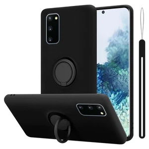 Hülle für Samsung Galaxy S20 FE Schutzhülle Handy Cover Case TPU Silikon Ring - Picture 1 of 40