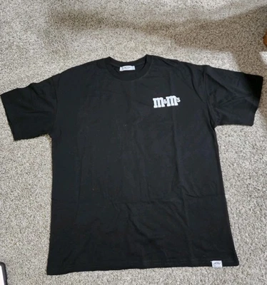 Camiseta M&M's Auténtica Manga Corta Para Hombre Mediana Negra  Foto 1 de 4