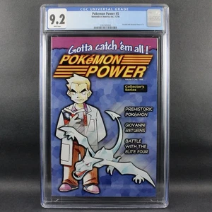 1998 POKEMON POWER comic #5 Strategy Guide Graded CGC 9.2 NM White Pages Rare - Picture 1 of 2