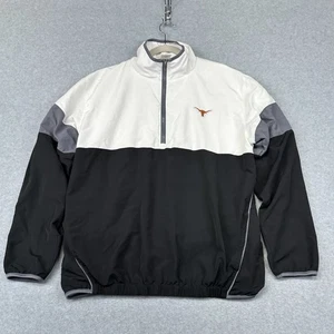 Texas Longhorns Jacket Medium NCAA Football Pullover Rivalry Threads Embroidered - Picture 1 of 12