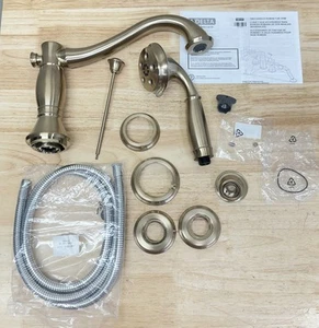 Delta Roman Tub Faucet Deck Mounted Champagne Bronze T4797-CZLHP *READ* - Picture 1 of 12