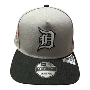 Detroit Tigers New Era 9FIFTY A-Frame Hat Grey/Black Snapback 2005 ASG Cap  - Picture 1 of 6