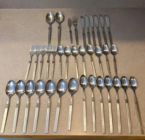Vintage Danish Fling Pattern, Northland Stainless Steel Flatware. Made in Japan - Picture 1 of 9