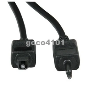 CABLE DE FIBRA ÓPTICA DIGITAL TOSLINK MACHO a 3.5mm Mini CABLE MACHO TOSLINK 1M NUEVO - Imagen 1 de 1