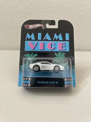 HOT WHEELS 2013 RETRO ENTERTAINMENT MIAMI VICE FERRARI F512M - Image 1 of 4